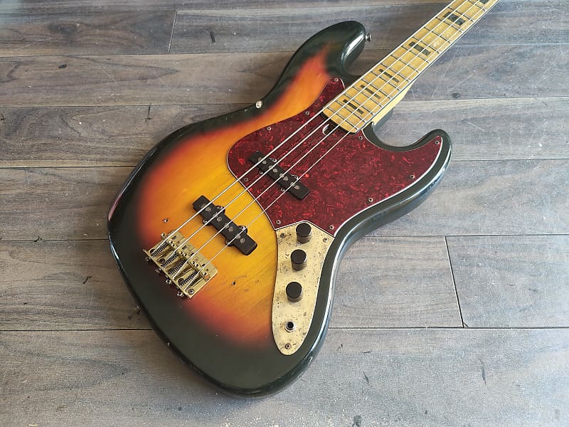 1974 Greco Japan JB-500S Jazz Bass (Sunburst)