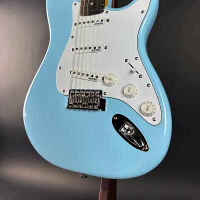 Used Vintage V6 Reissue Series Strat Sonic Blue w/bag TSU20589 image 3