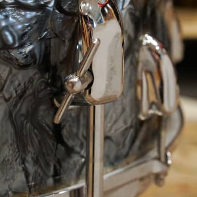 Slingerland 12/14/20" Drum Set - 1960s Black Diamond Pearl image 10
