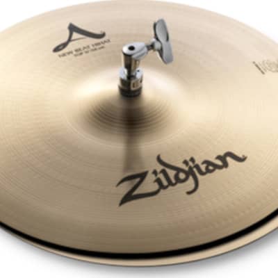 Zildjian A Zildjian New Beat Hi-Hat Cymbal Pair, 14" image 1