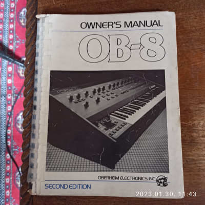 Oberheim OB8-DSX-DMX-5 spare voice cards-original manuals image 14
