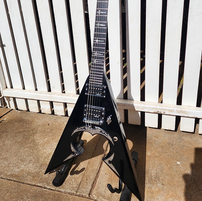 Upfold Custom Flying V - Black | Reverb Australia