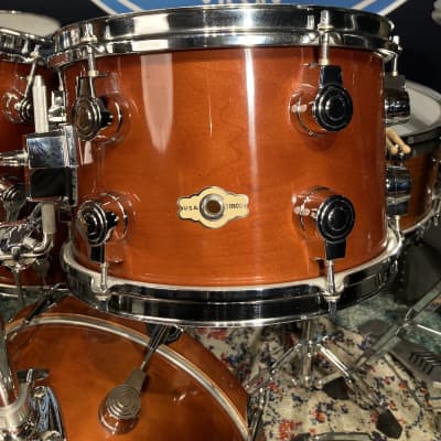 Elvin Jones', Elvin Jones Jazz Machine, Camco 5-Piece Drum Set, 18", 18", 16", 13", 12", Stunning! 1977-1978 - Mahogany image 13