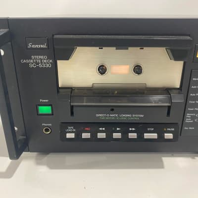 Vintage Sansui SC-5330 Stereo Cassette Deck 1970s. Serviced - Excellent! image 2