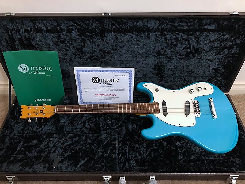 2003 Mosrite Mark II Filmore made California Blue RARE | Reverb