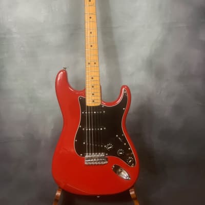1973 Fender Stratocaster with 3-Bolt Neck, Maple Fretboard- Candy Apple Red image 1