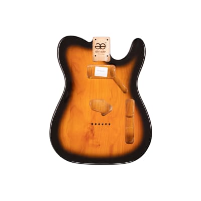 AE Guitars® T-Style Alder Replacement Guitar Body 2 Tone Sunburst image 3