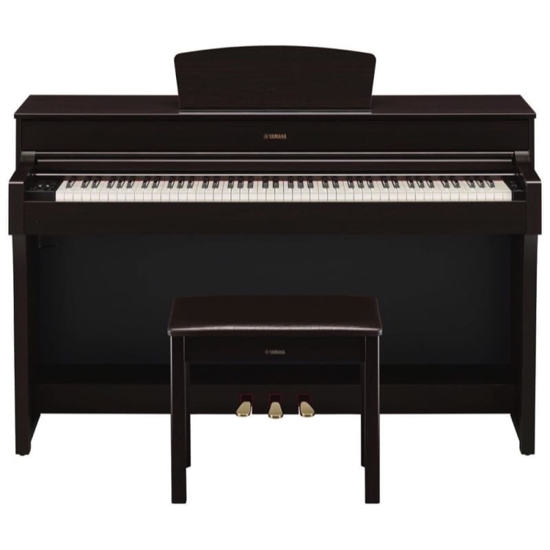 Yamaha Clavinova CLP-675 Digital Piano CLP675DW bench Included *New * Dark  Walnut | Reverb