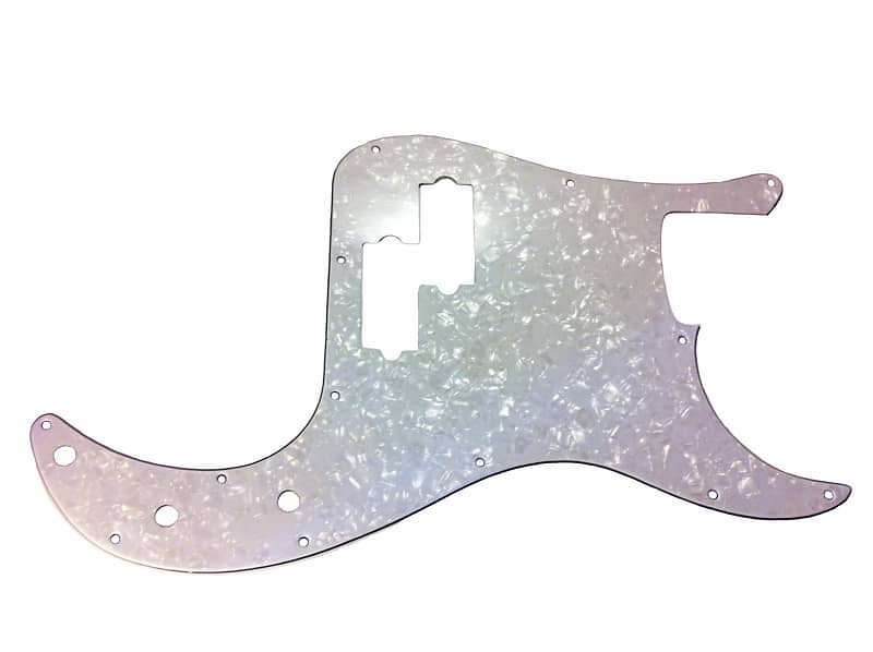 Precision bass pickguards White Pearloid Reverb UK