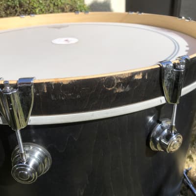 DW Collector's Series 3pc Drum Kit 13/16/24 Black Ebony Satin image 6