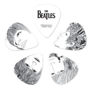 D'Addario 1CWH6-10B1 The Beatles Signature Guitar Picks - Heavy (10-Pack)