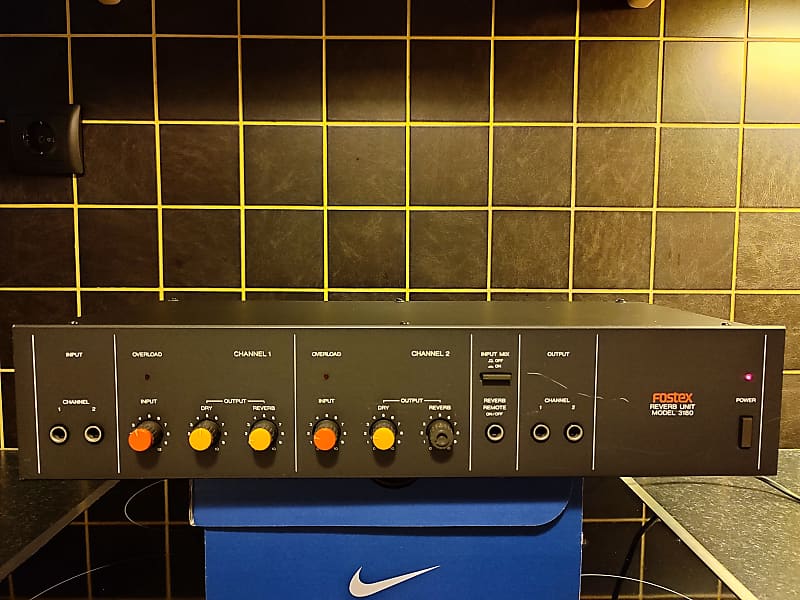 Fostex Reverb Unit model 3180 Vintage Stereo Spring | Reverb