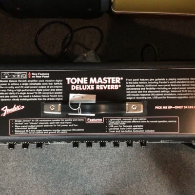 Fender Tone Master Deluxe Reverb 2-Channel 22-Watt 1x12" Digital Guitar Combo Black image 2