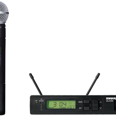 Shure ULXS24/58 Handheld Wireless Microphone System - G3 Band  470-505MHz image 1
