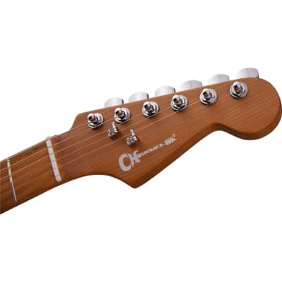 Charvel Pro-Mod DK24 HSS 2PT CM Ash Electric Guitar, Caramelized Maple Fingerboard, Red Ash image 18