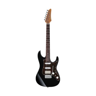 Ibanez AZ Prestige 6-String Electric Guitar with Case (Right-Handed, Black) image 2