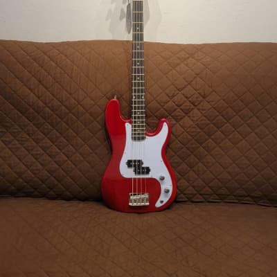 Jay Turser JTB-40-TR Series Solid P Style Body 3/4 Size Maple Neck 4-String Electric Bass Guitar image 3