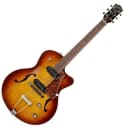 Godin Guitars 5th Avenue Cutaway Kingpin II P90 Cognac Burst - Semi Acoustic Electric Guitar
