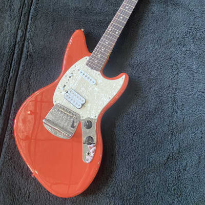 Fender Kurt Cobain Jag-Stang Fiesta Red #MX21547451 (7lbs, 9.8oz) for sale