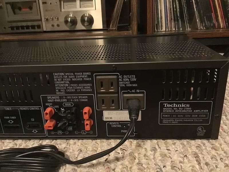 Vintage Technics SU-Z990 Stereo Integrated Amplifier Vintage Technics SU-Z990 Stereo Integrated Amplifier
