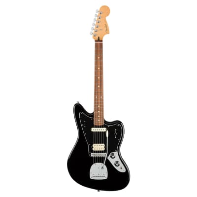 Used Fender Player Jaguar - Black w/ Pau Ferro FB image 4
