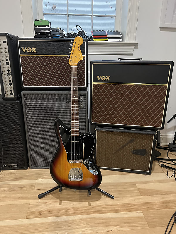 Fender Jaguar w/P90’s - Sunburst | Reverb