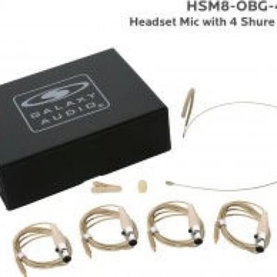 Galaxy Audio HSM8-OBG-4SHU Omnidirectional Earset Microphone | Reverb