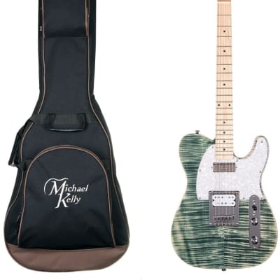 Michael Kelly Mod Shop '55 Electric Guitar, Seymour Duncan, Roasted Maple Fingerboard, Blue Jean Wash, with Gig Bag image 2