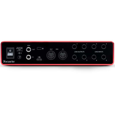 Focusrite Scarlett 8i6 8x6 USB Audio Interface 3rd Gen for Musicians/Producers Open Box image 5