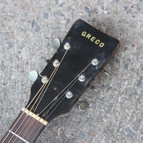 1970's Greco Model 100 Japan Dreadnought Style Vintage Acoustic