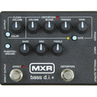 MXR M80 Bass DI+ Direct Box Pedal with Distortion | Reverb