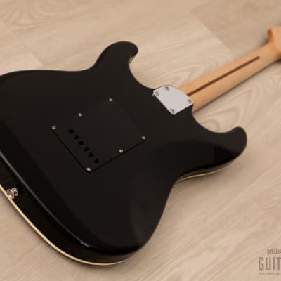 2012 Fender Aerodyne Stratocaster AST-M/SSH Medium Scale 24 3/4" Black, Japan MIJ image 13