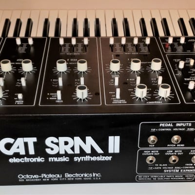 Octave Plateau Cat SRM II Vintage Analog Synthesizer with Genuine Walnut Sides (NOS) image 4