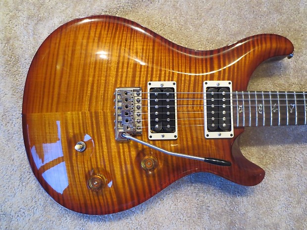 2010 Paul Reed Smith Custom 24 with 10 Top Violin Amber Reverb