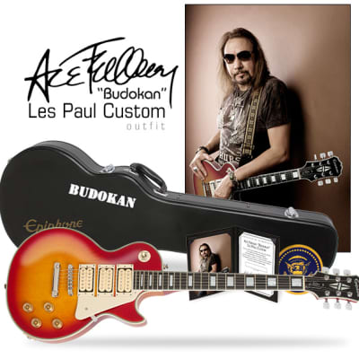 Epiphone Ace Frehley Signature "Budokan" Les Paul Custom 2012 - Faded Cherry Sunburst ++NEW++ image 21