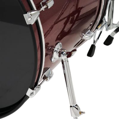 PDP Centerstage 5-Piece Drum Set (22" Bass, 10/12/16" Toms, 14" Snare) in Red Ruby Sparkle image 6