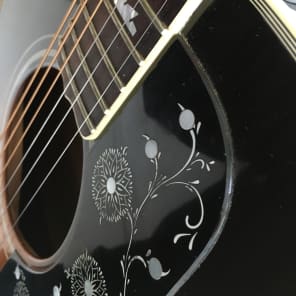 Gibson J-200 1990 Sunburst original hard case Bozeman Montana USA acoustic guitar image 13