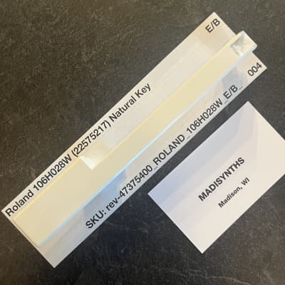 ORIGINAL Roland Replacement Weighted E/B Key (106H028W) for D-50, JX-8P, JX-10, Juno-2, etc