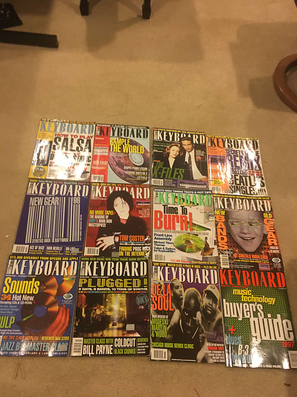 Keyboard Magazine 1996 - All Issues; Jan-Dec. image 1