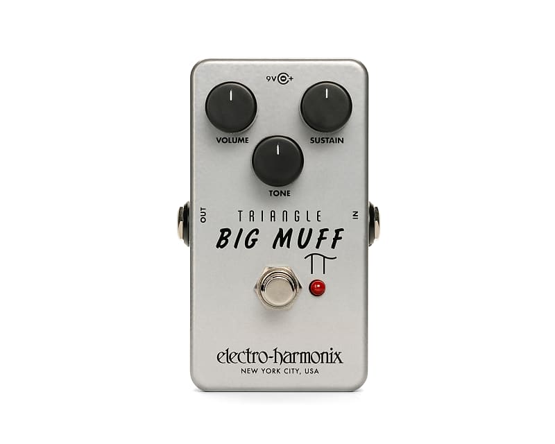 Electro-Harmonix EHX Triangle Big Muff Pi Fuzz / Distortion Effects Pedal