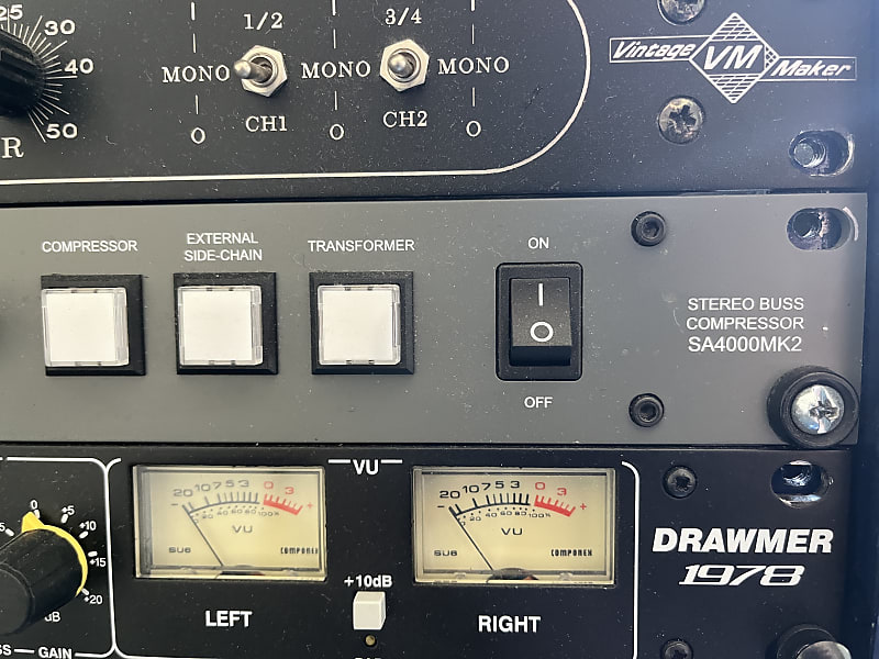 Stam Audio Sa-4000 MkII API mod Stereo Buss Compressor SSL Clone Wet/Dry  More Ratios!