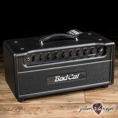 Bad Cat Hot Cat 45W 2-Channel EL34 Tube Amp Head w/ Footswitch & Cover for sale