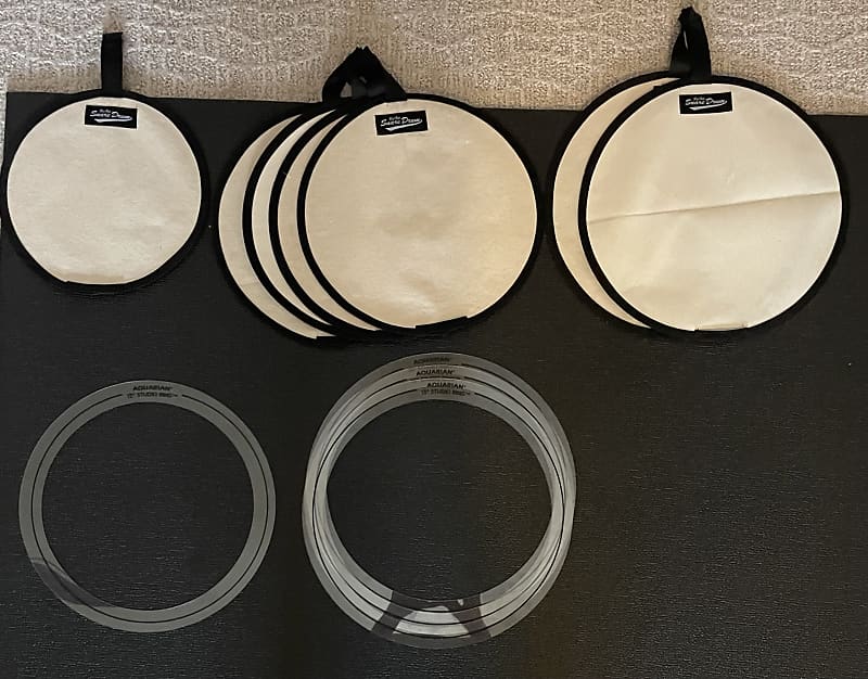 Big Fat Snare Drum & Aquarian Cloth Muffling & Mylar Studio Reverb