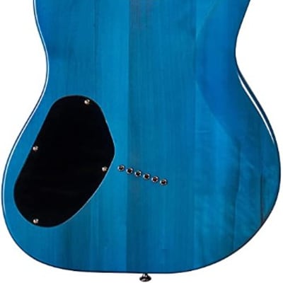 Guild Newark Series Surfliner 6 String Solid-Body Electric Guitar, Catalina Blue image 9