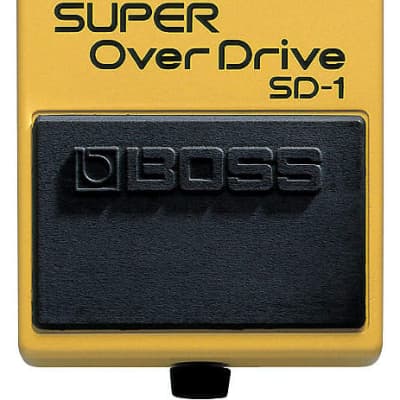 Boss SD-1 Super Overdrive Guitar Effect Pedal image 1
