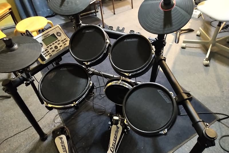 used Carlsbro 8Piece Electronic Drum Kit CSD400 Reverb Canada