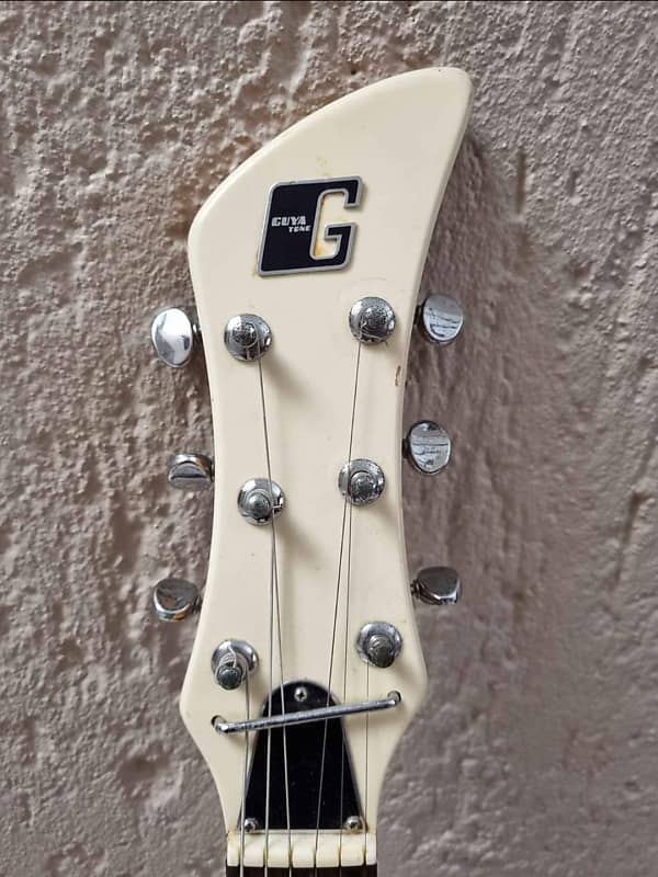 Rare Vintage Guyatone LG-150T 1960's - Aged White | Reverb