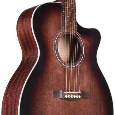 Guild OM-240CE Westerly Orchestra Electro Acoustic, Antique Charcoal Burst image 3
