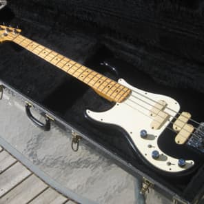 Lefty Fender Precision Elite II 1983 left handed vintage bass image 3