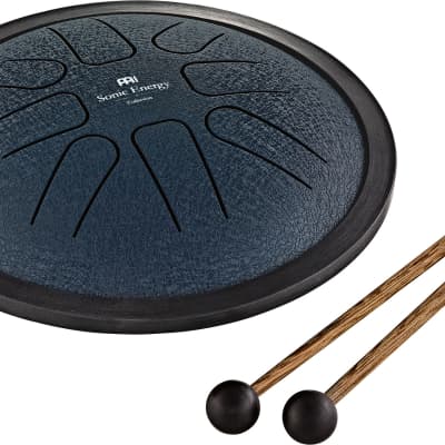Meinl Sonic Energy Small Steel Tongue Drum, G Minor, Navy Blue image 1